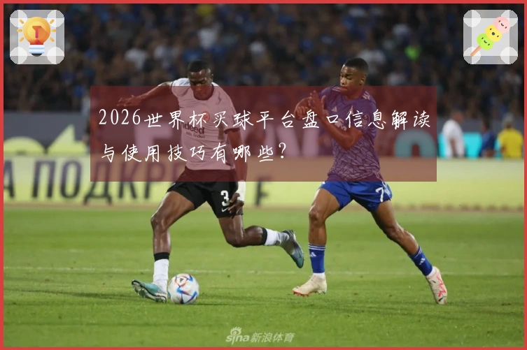2026世界杯买球平台盘口信息解读与使用技巧有哪些？