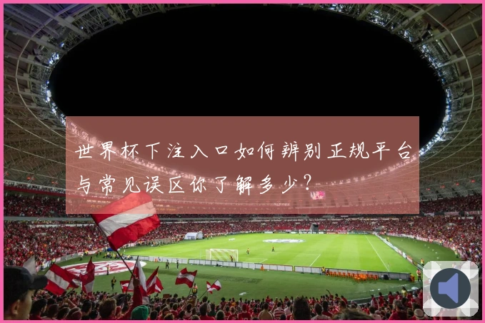 世界杯下注入口如何辨别正规平台与常见误区你了解多少？